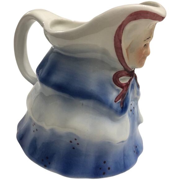 Tony Wood Staffordshire Little Old Lady Cream Pitcher EUC - Picture 4 of 7